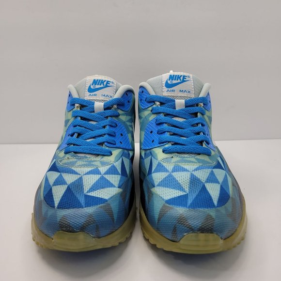 Nike Air Max 90 2013 Ice Blue Lace Up Men\'s Athletic Shoes 631748-401 US Size 10 main image 6